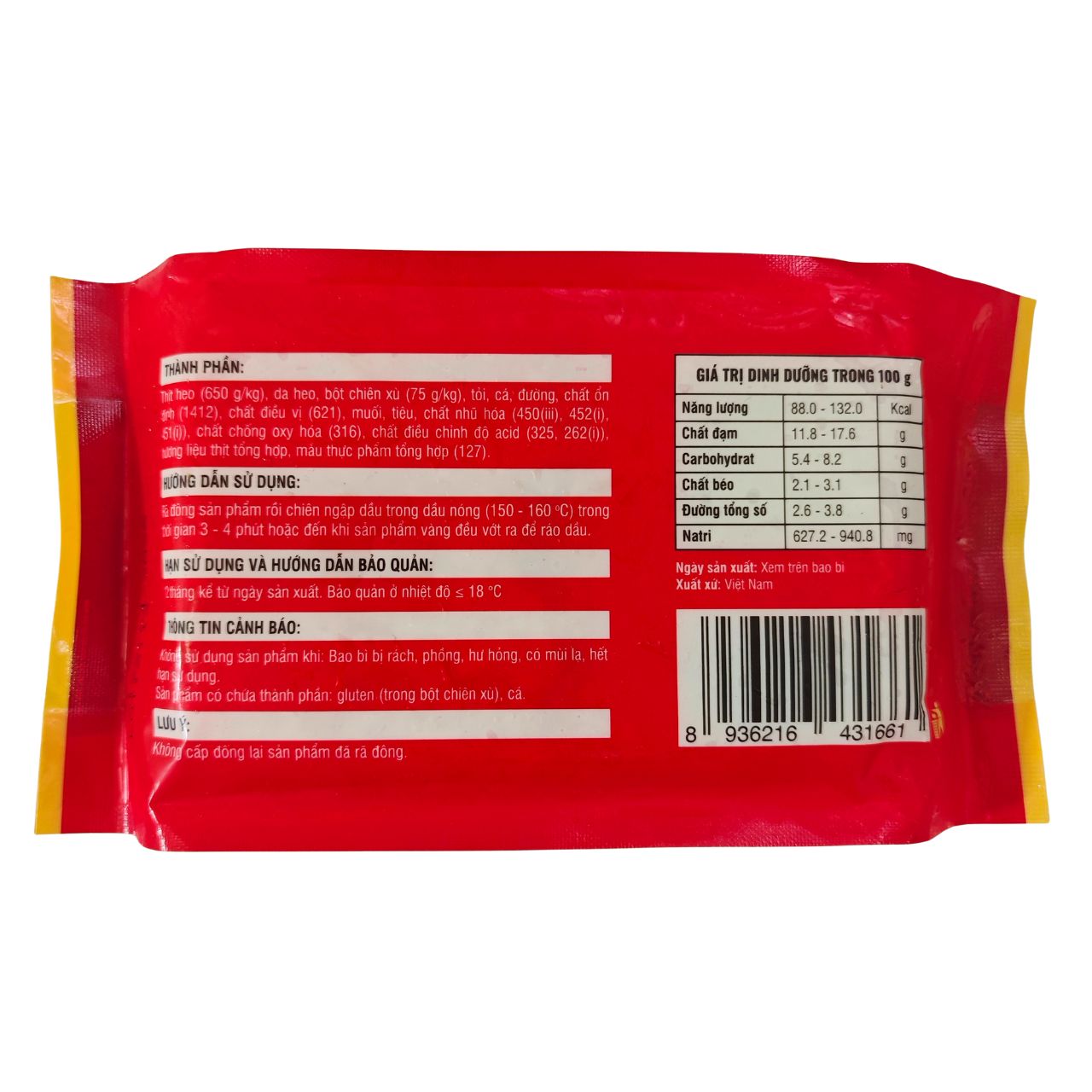 Nem chua rán Phố Cổ LC Foods 440g (20 Chiếc)