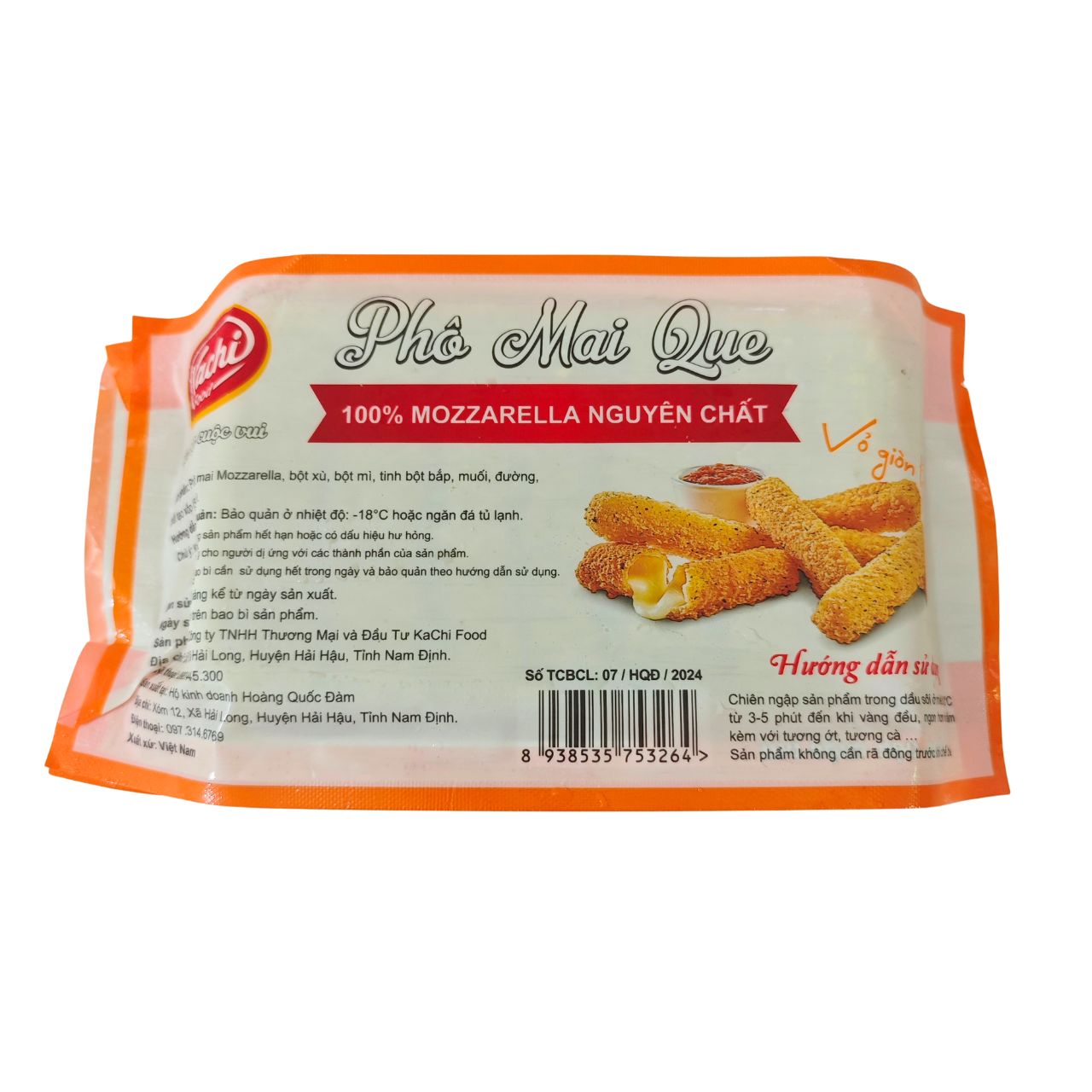 Phô Mai Que Kachi Hộp 500g (15 Chiếc)