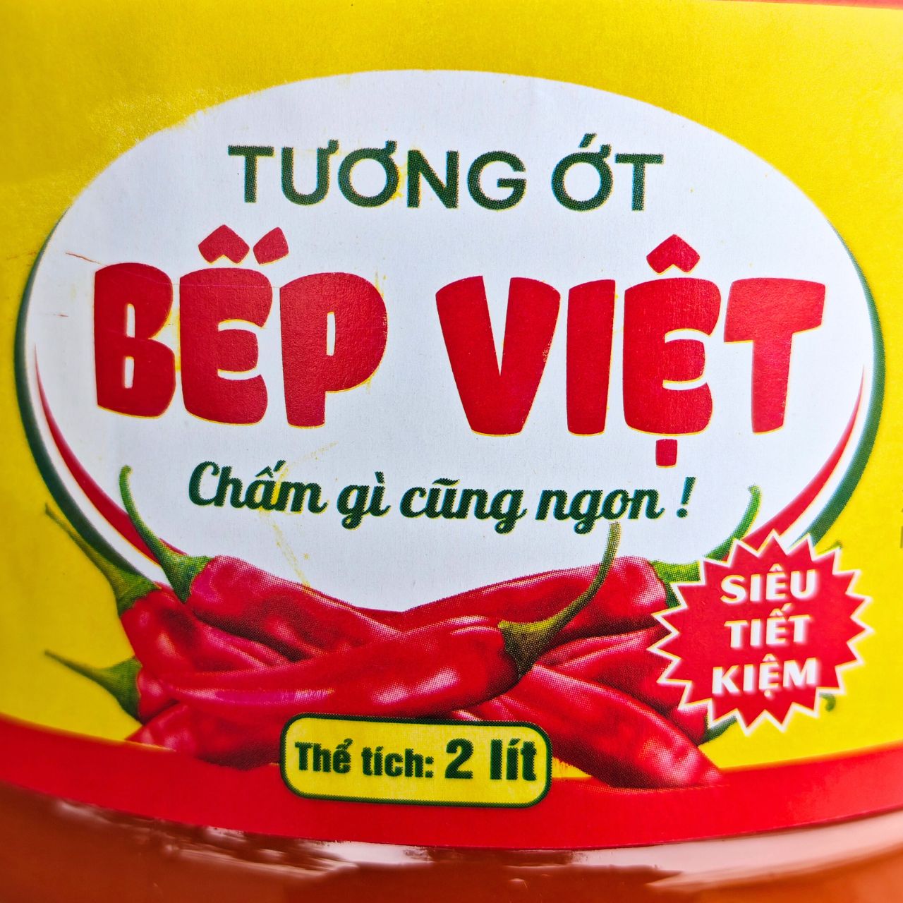 Tương Ớt Bếp Việt Siêu Tiết Kiệm 2L