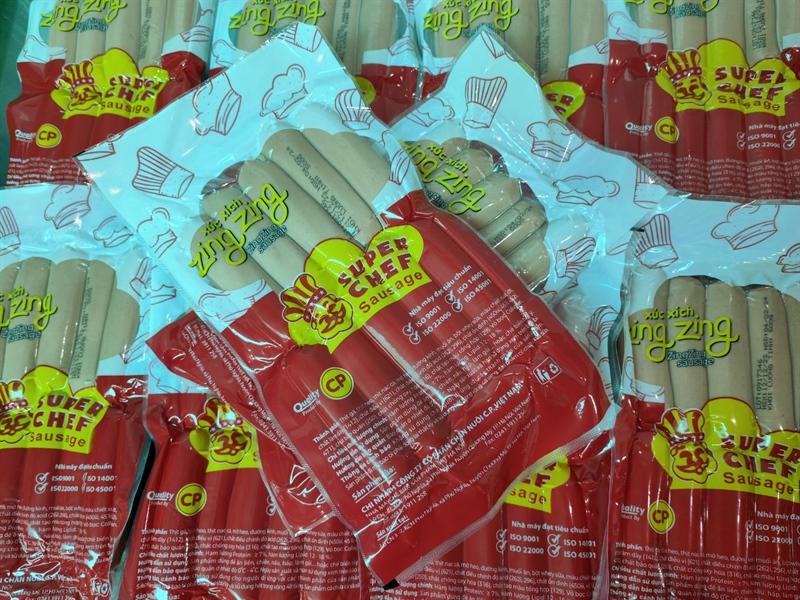 Xúc xích Zing Zing Eco CP 500g (10 Chiếc)