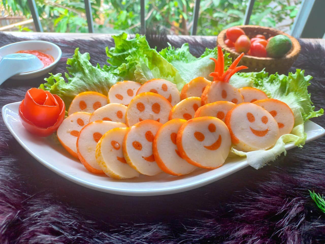 Viên Surimi Mặt Cười Tròn Đạt Phượng 350g