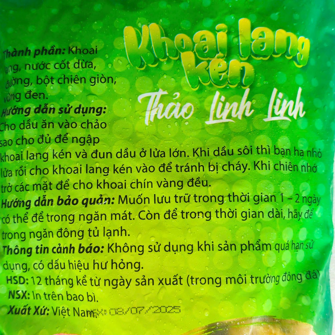 Khoai Lang Kén Nghiền Thảo Linh Linh 1kg