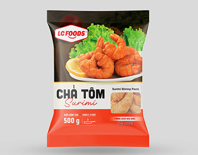 Chả Tôm Định Hình Surimi LC Foods 500g (32 Con)