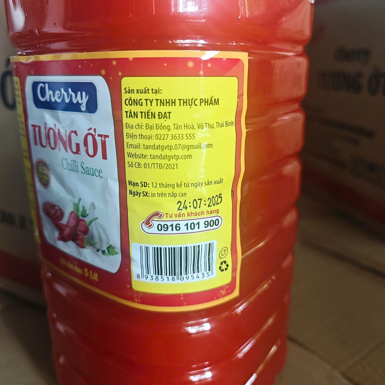 Tương Ớt Cherry 5L