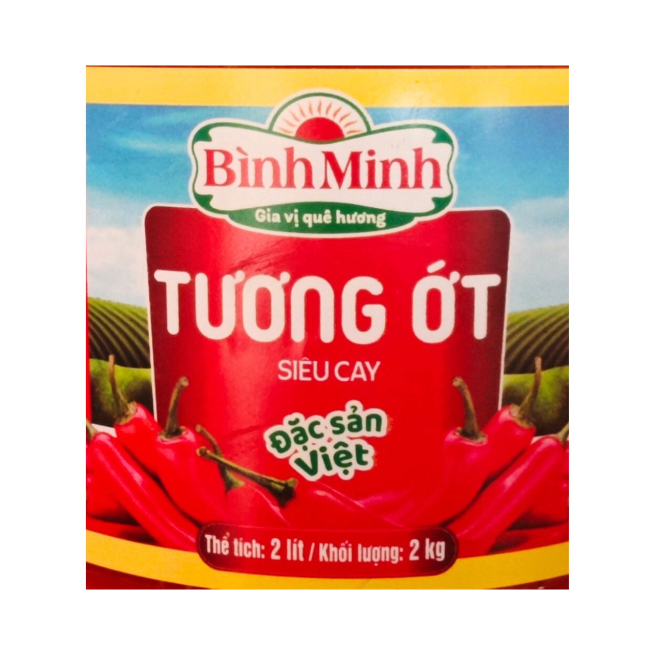 Tương Ớt Bình Minh Gia Vị Quê Hương 2 Lít