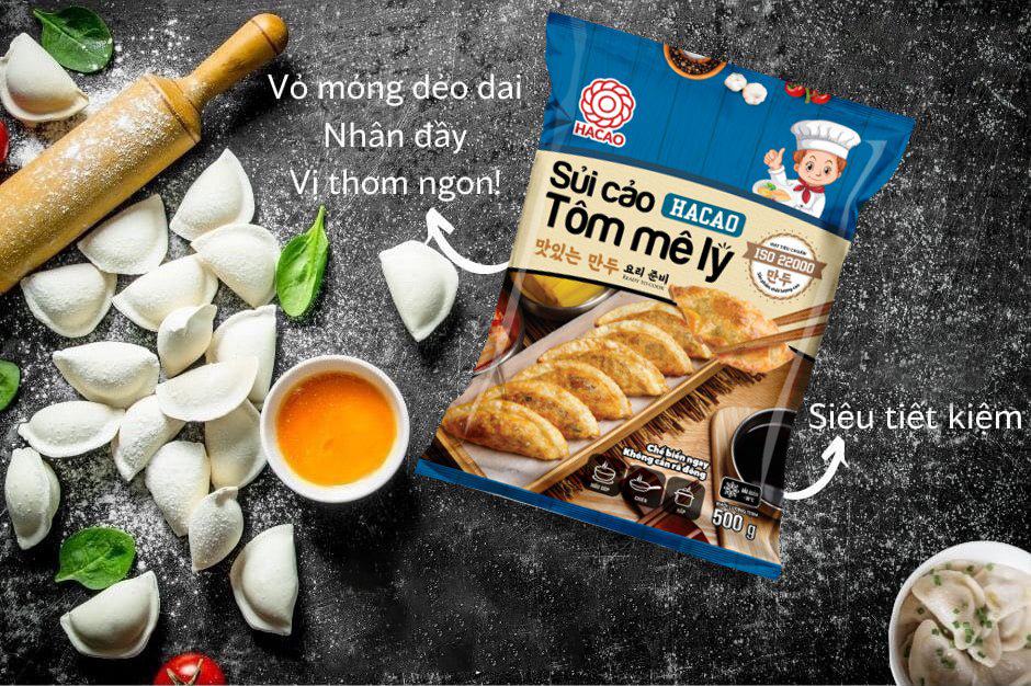 Sủi Cảo Hacao Nhân Tôm Mê Ly – Gói 500g