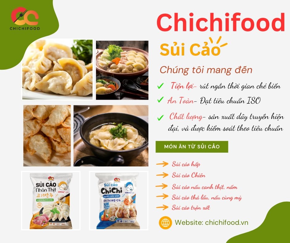 Sủi Cảo Nhân Thịt ChichiFood 500g
