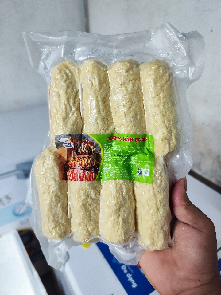 Hotdog Hàn Quốc Vỏ Xù Nét Việt 1kg (8 chiếc)
