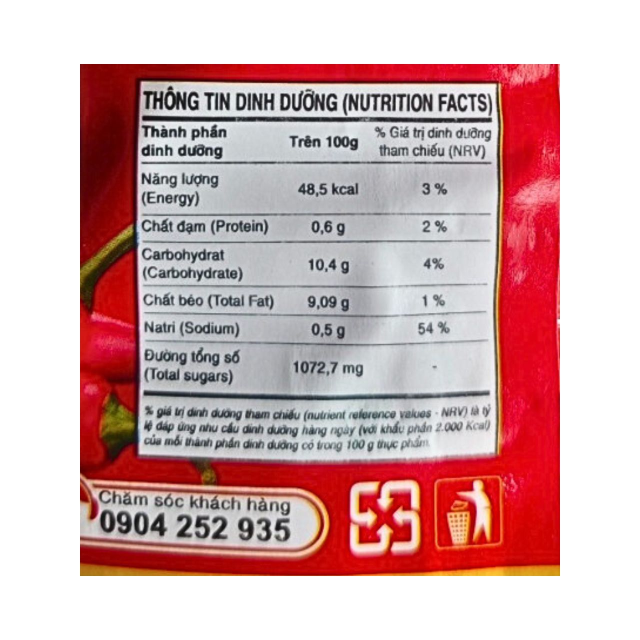 Tương Ớt Bình Minh Gia vị Quê Hương 5 Lít