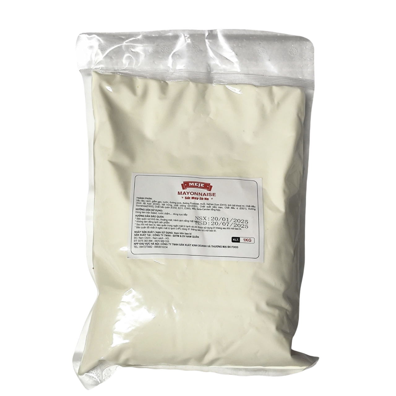 Xốt Mayonnaise MEJE Túi 1kg