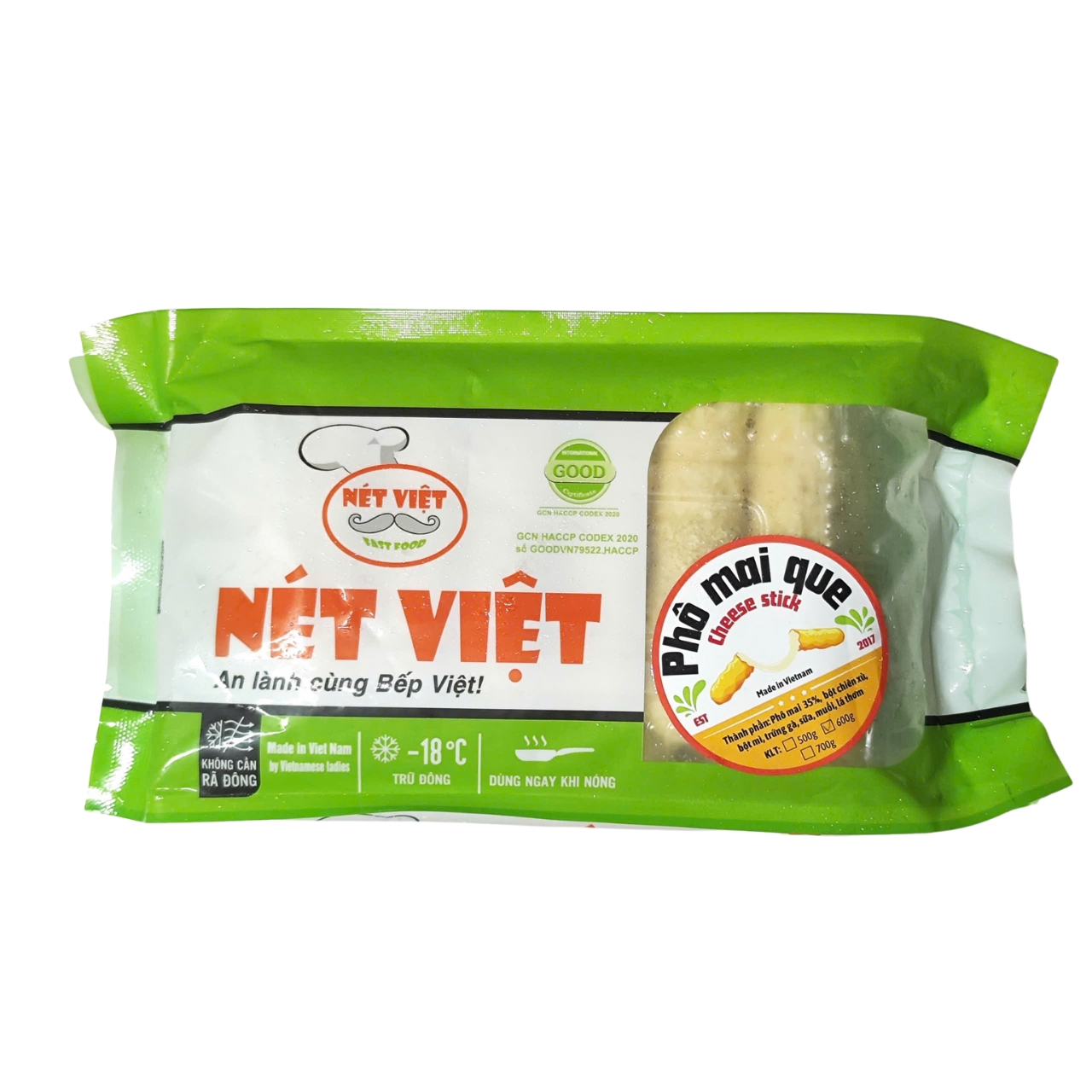 Phô mai Que Nét Việt 650g (20 chiếc)
