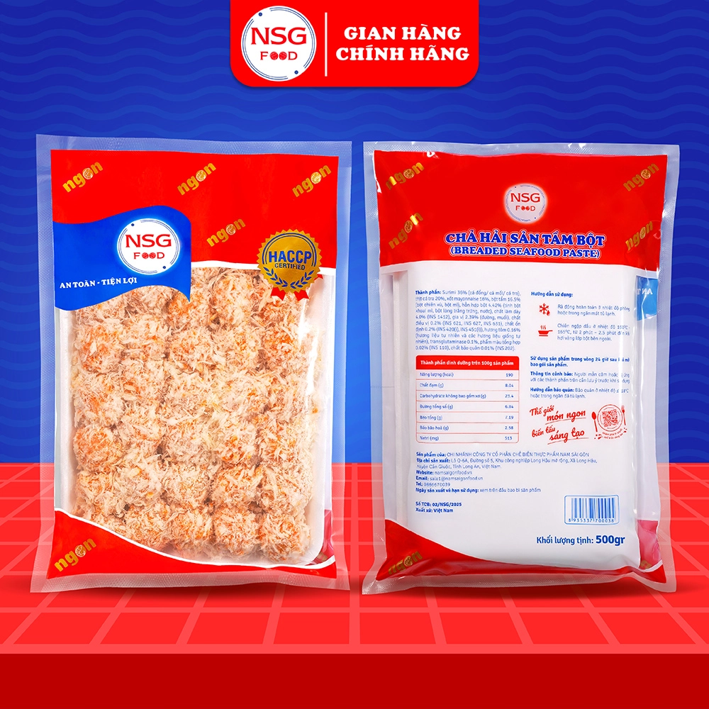 Hải Sản Tẩm Bột Xù Cam Sốt Mayonnaise Ô Ngon Khay 450g (40 Viên)