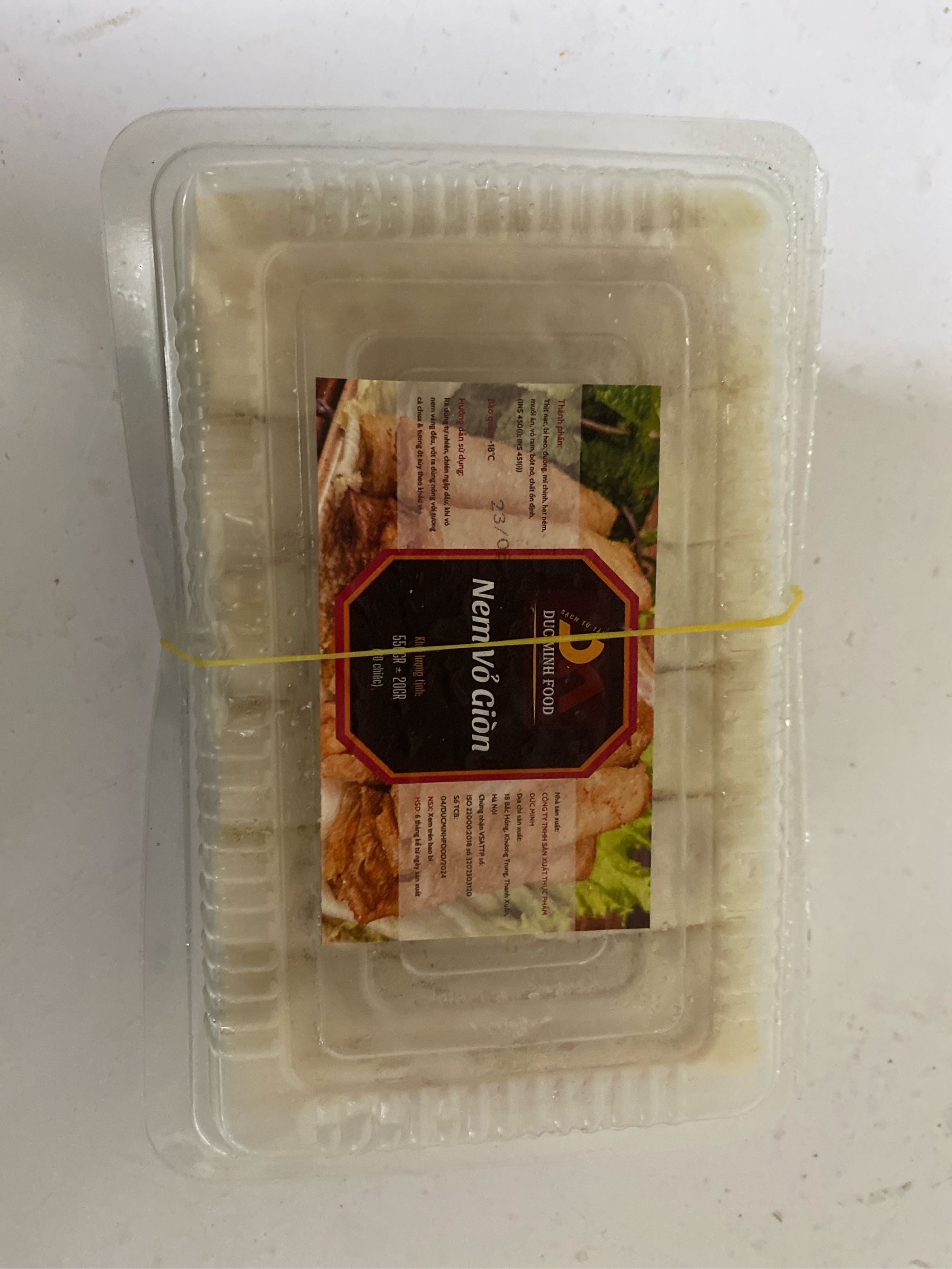 Nem Chua Rán Vỏ Giòn Đức Minh 550g (20c)