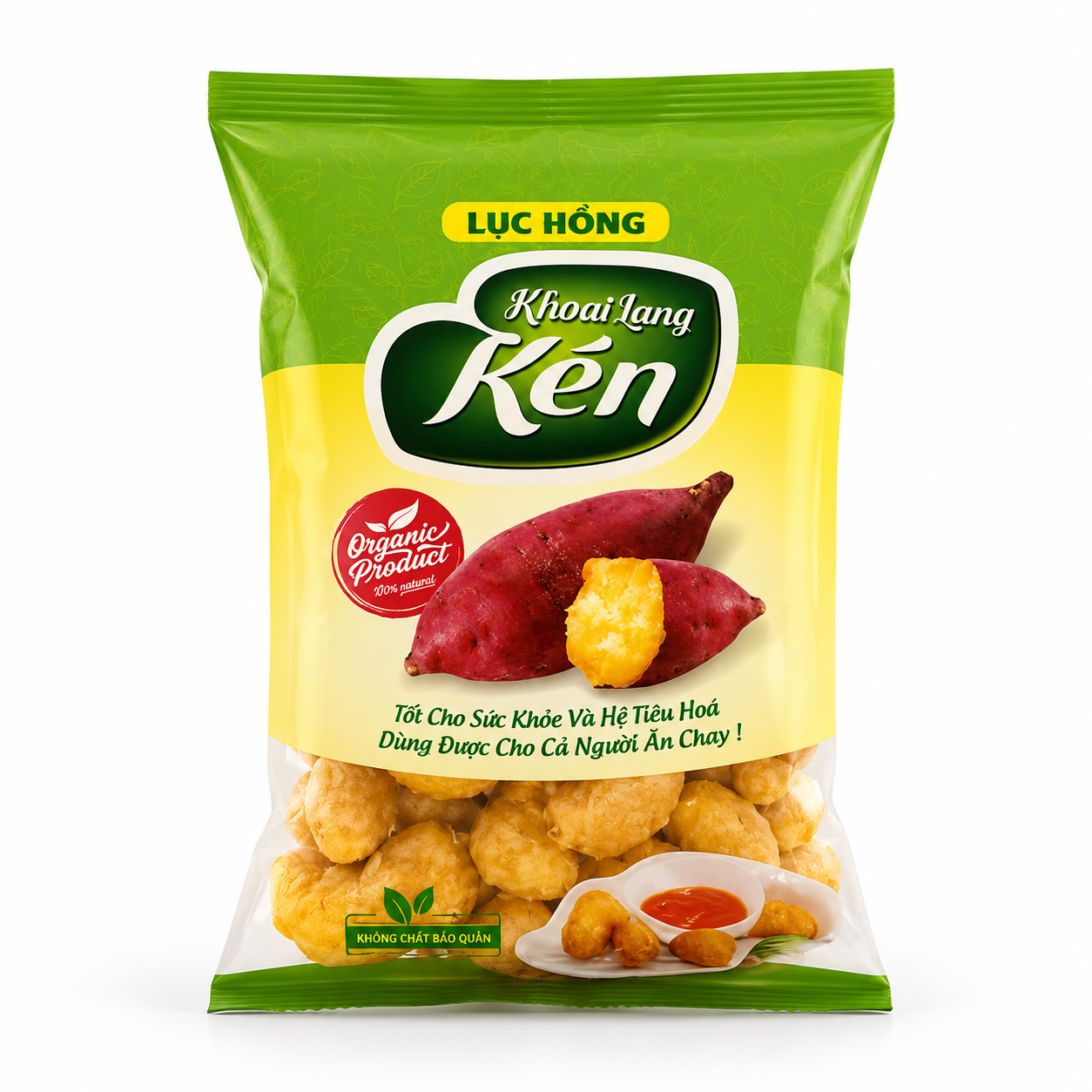 Khoai Lang Kén Lục Hồng (Gói 250g)