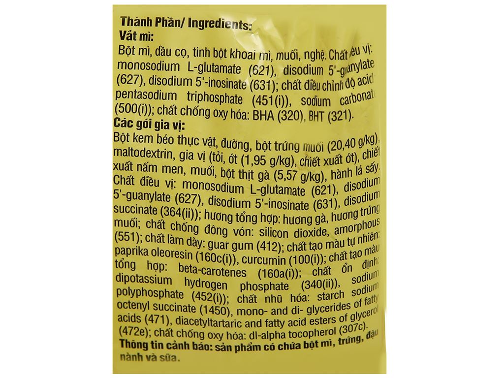 Thùng 30 gói Mì trộn Nissin Gà Cay Trứng Muối 71g