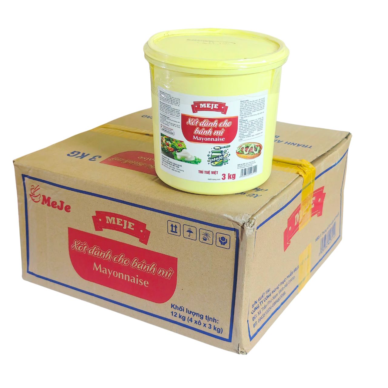 Xốt Mayonaise MEJE Xô 3kg