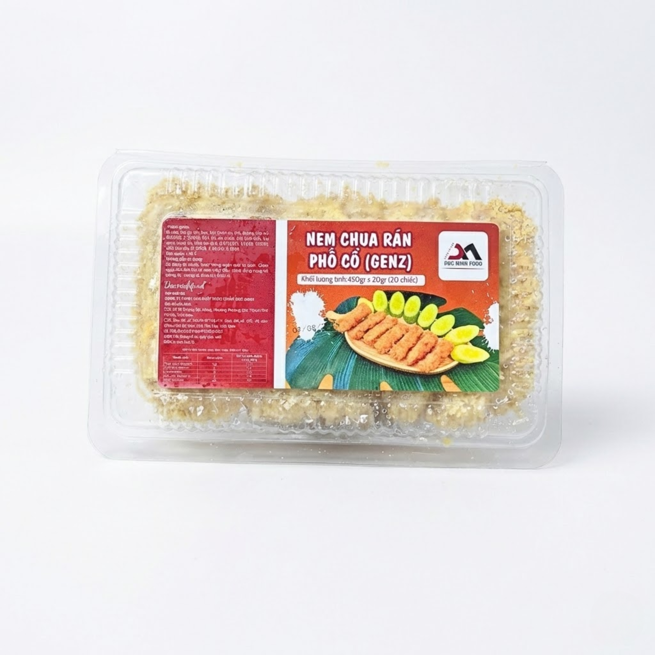 Nem Chua Rán Phố Cổ GenZ Đức Minh 450g (20 Chiếc)