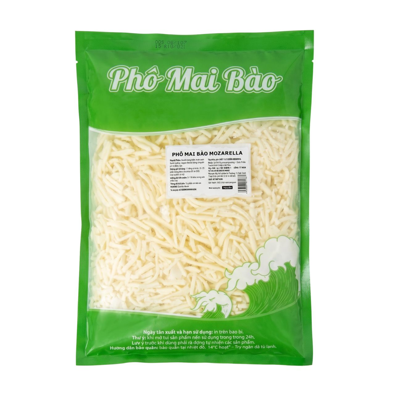 Phô mai bào sợi Mozzarella 1kg