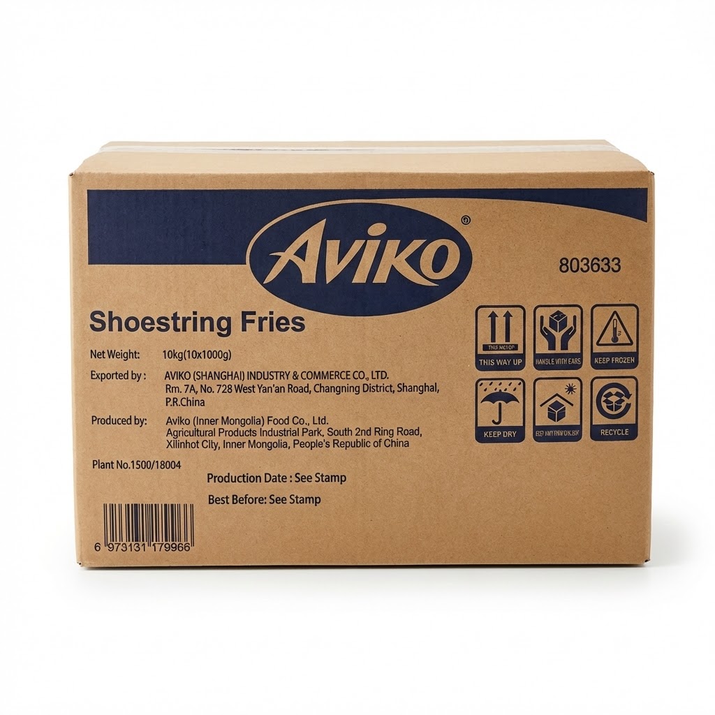 Khoai Tây Aviko Cắt Thẳng 7x7mm - Gói 1kg