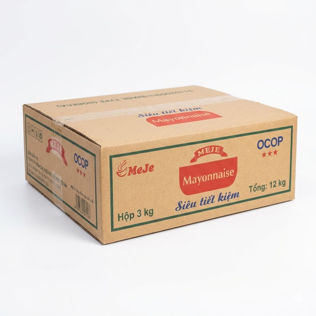 Xốt Mayonnaise MEJE Siêu Tiết Kiệm - Túi Lớn 3kg