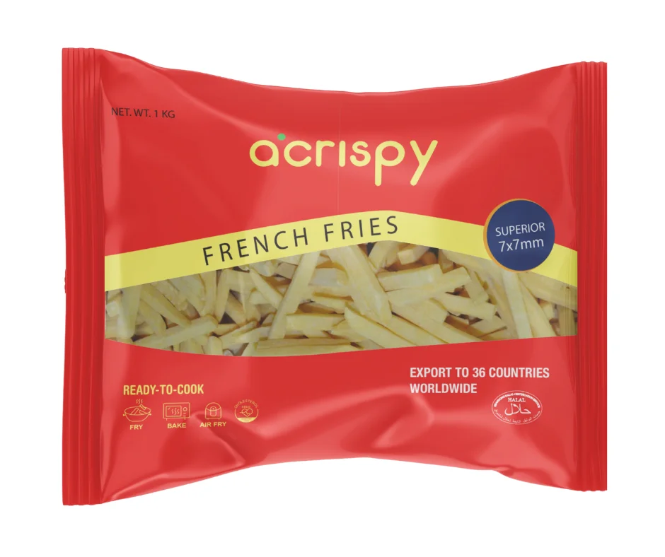 Khoai tây chiên Acrispy cọng 7mm (túi 1kg)