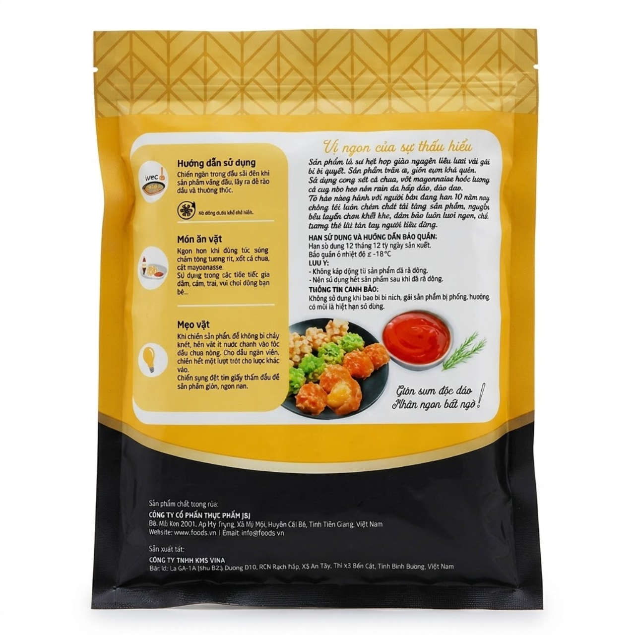 Viên Hải Sản Tẩm Crouton Bánh Mì Xốt Phô Mai Kitkool 300g (20 viên)
