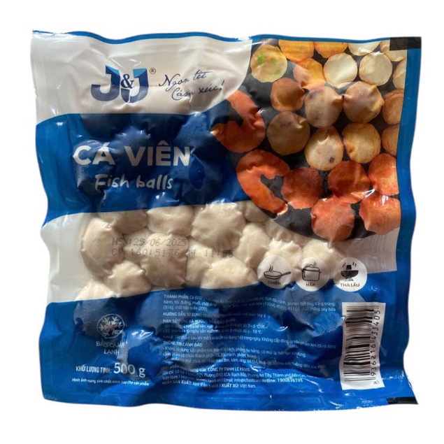 Cá Viên BD Foods 500g (80v)