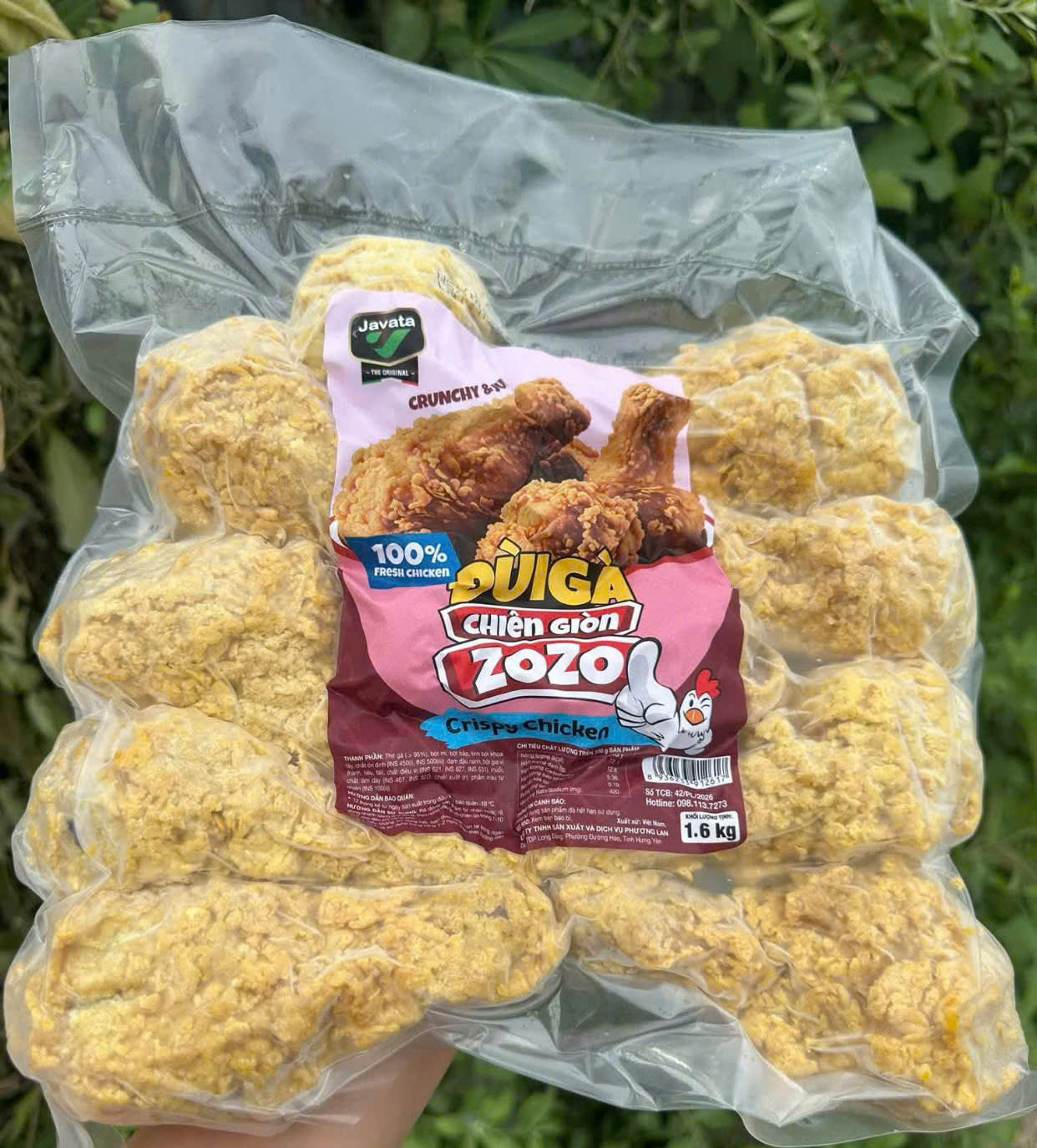 Đùi gà KFC Zozo 1.6kg túi 10c