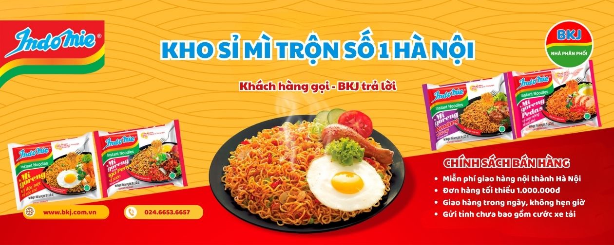 Nhà phân phối mì trộn Indomie số 1 Hà Nội