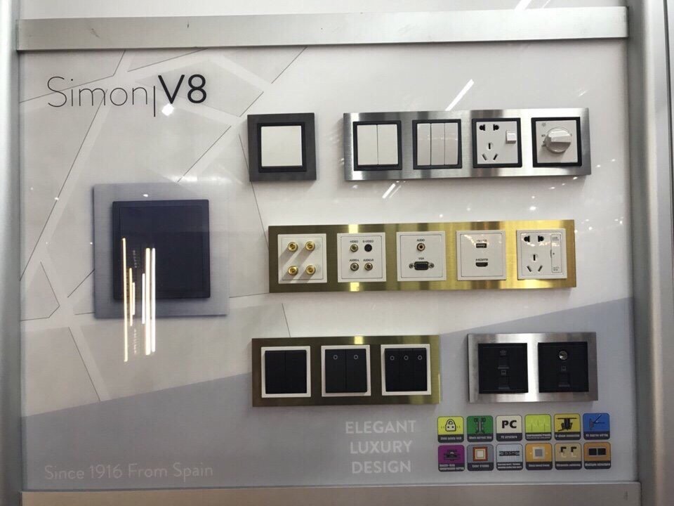 Bảng giá Catalogue công tắc ổ cắm SIMON Series V8 mới nhất