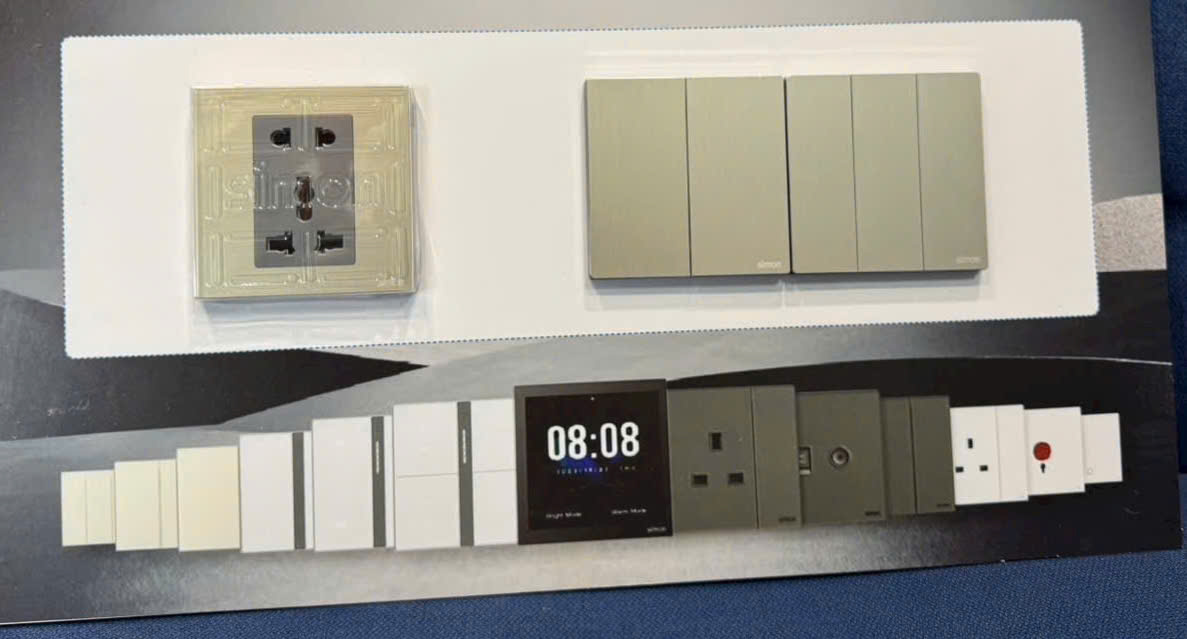 Công Tắc Ổ Cắm Thông Minh Simon M7 Smart – Giải Pháp Nhà Thông Minh Cao Cấp Chuẩn Châu Âu