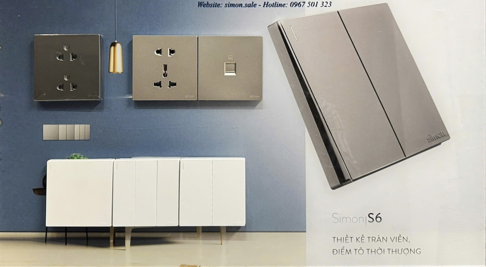 Bảng Giá Công Tắc Ổ Cắm Simon Series S6 mới nhất 2025