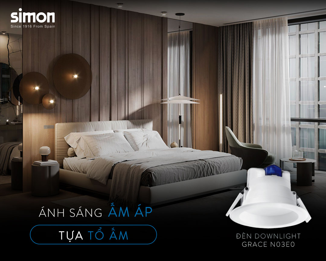 Đèn Downlight Âm Trần Simon Grace: Tại Sao Nên Lựa Chọn Cho Ngôi Nhà Hiện Đại?