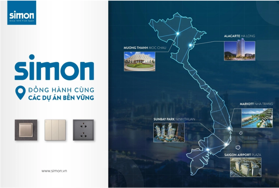 Giải pháp khách sạn Thiết bị điện Simon