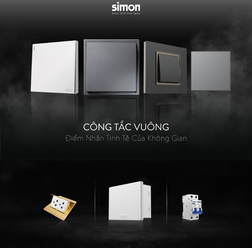 Thiết bị điện Simon- Catalogue bảng giá thiết bị điện Simon 2025 mới nhất