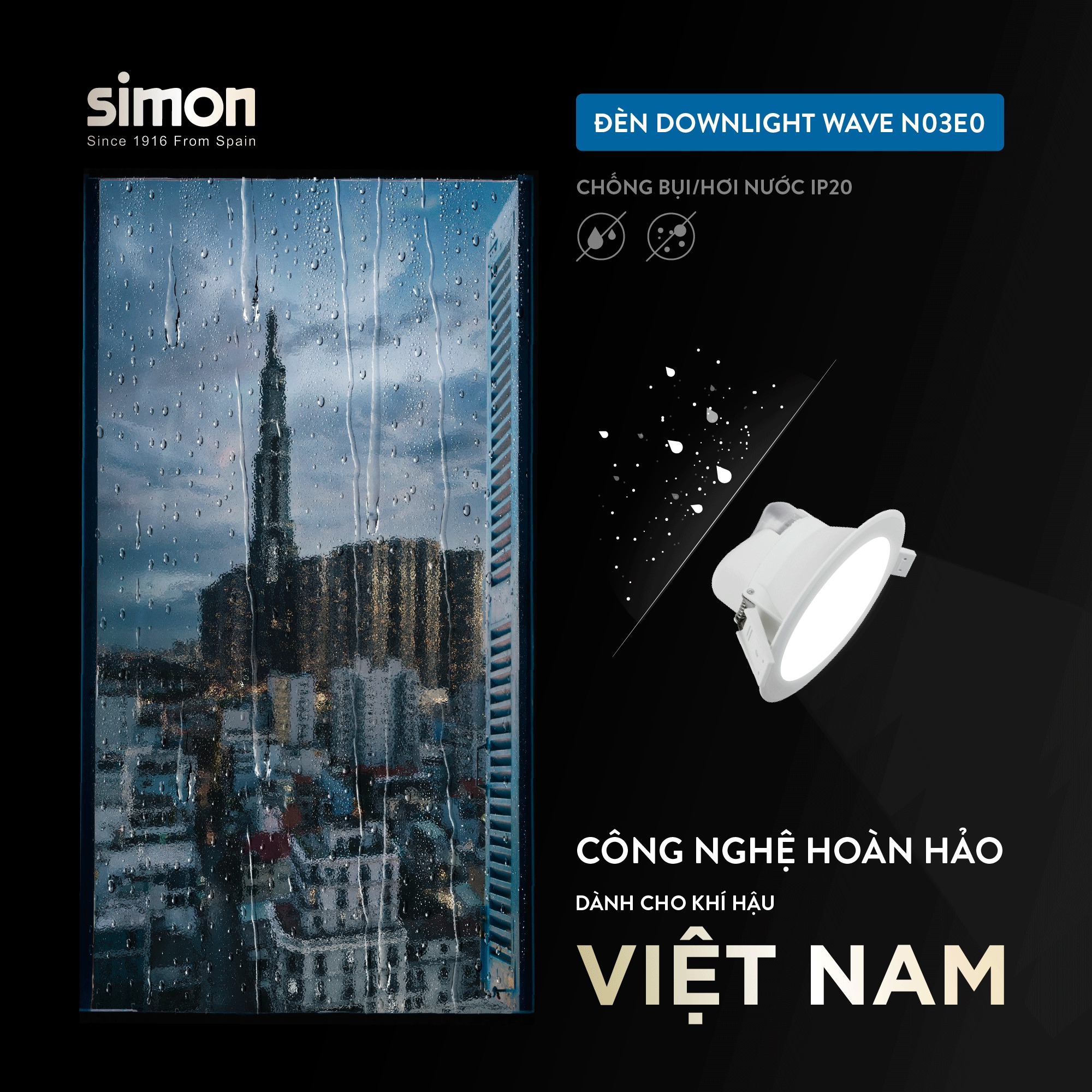 Đèn LED Âm Trần Downlight Simon Wave: Tối Ưu Ánh Sáng Cho Mọi Không Gian