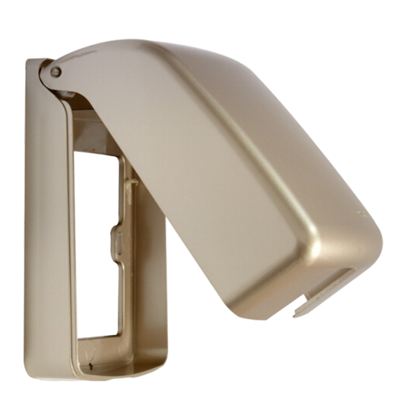 Mặt che chống nước cho ổ cắm Simon S155-46 màu Champagne