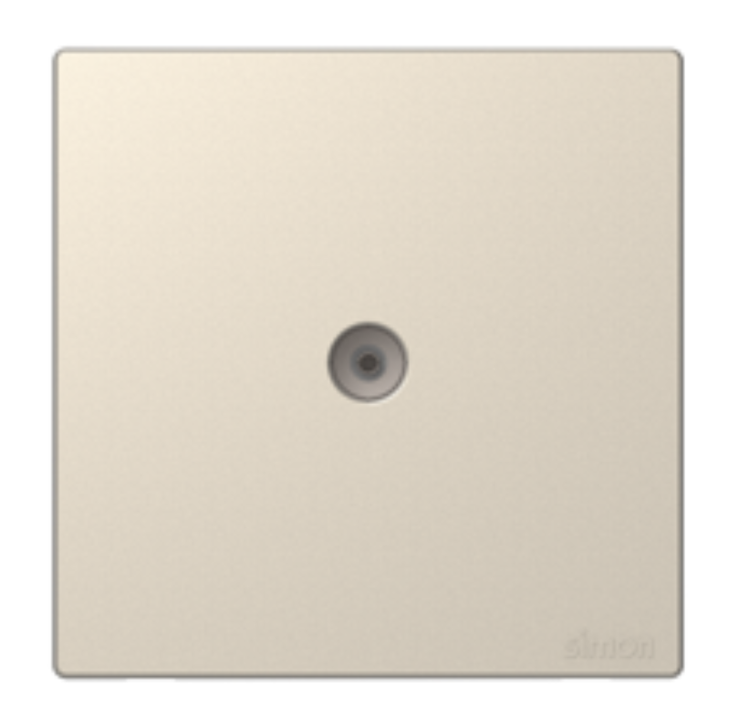 Ổ cắm Tivi đơn Simon K3 575111-46 Màu sâm panh lắp chuẩn đế vuông