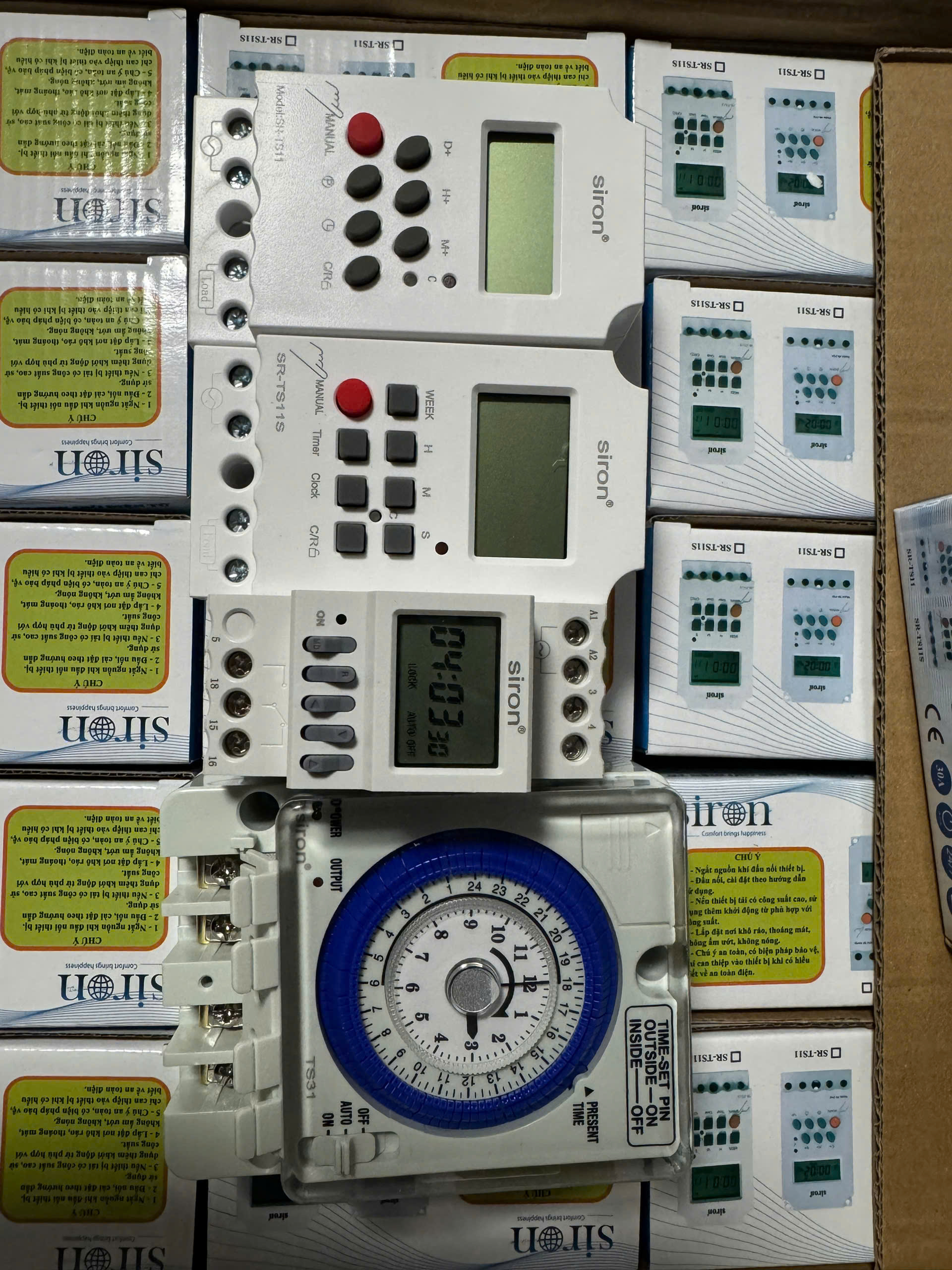 Hẹn giờ điện tử Siron SR-TS11 - Công tắc hẹn giờ bật tắt tự động