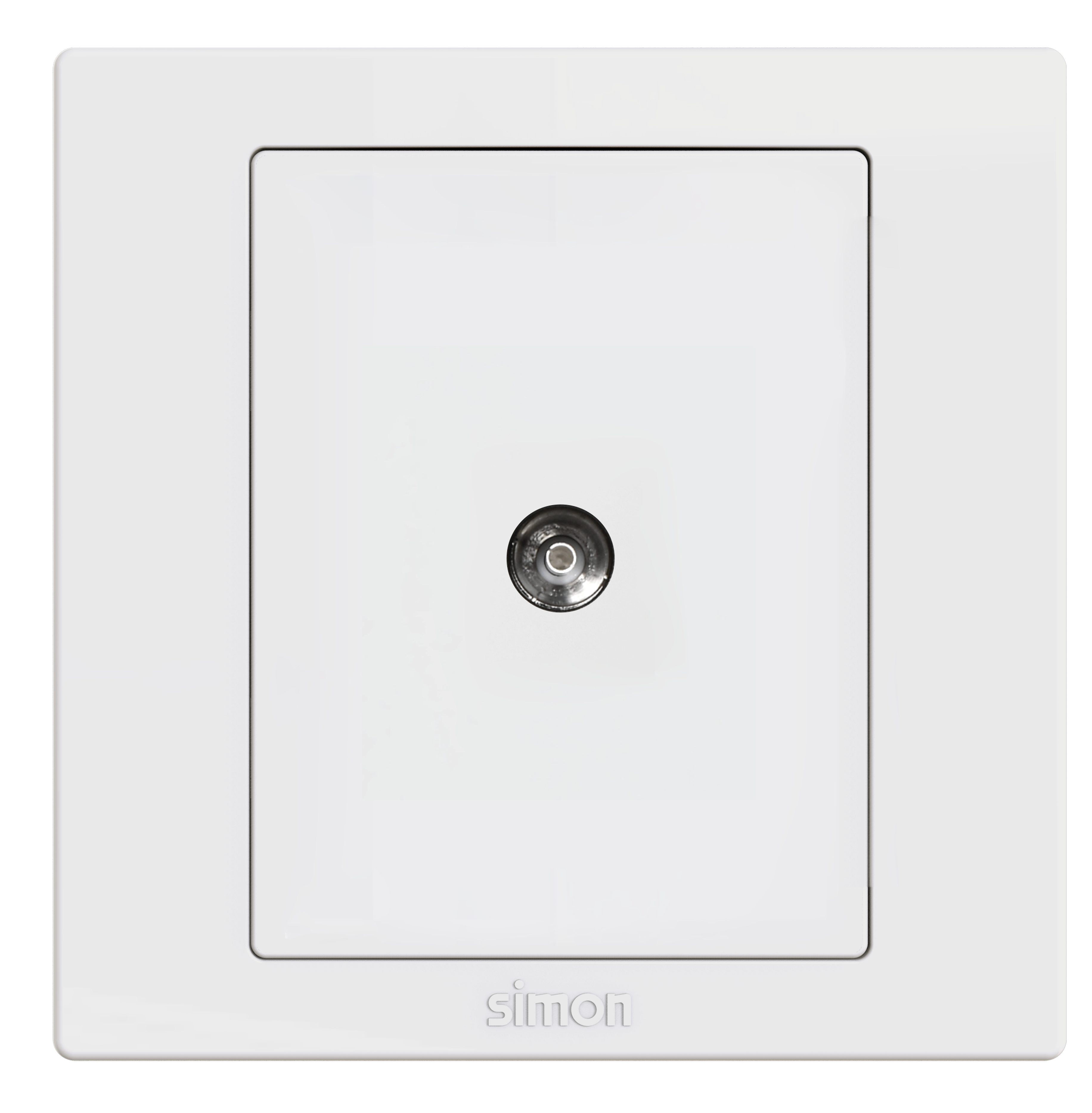 Module Bộ ổ cắm tivi đơn màu trắng S5 S5840 Lắp đế vuông