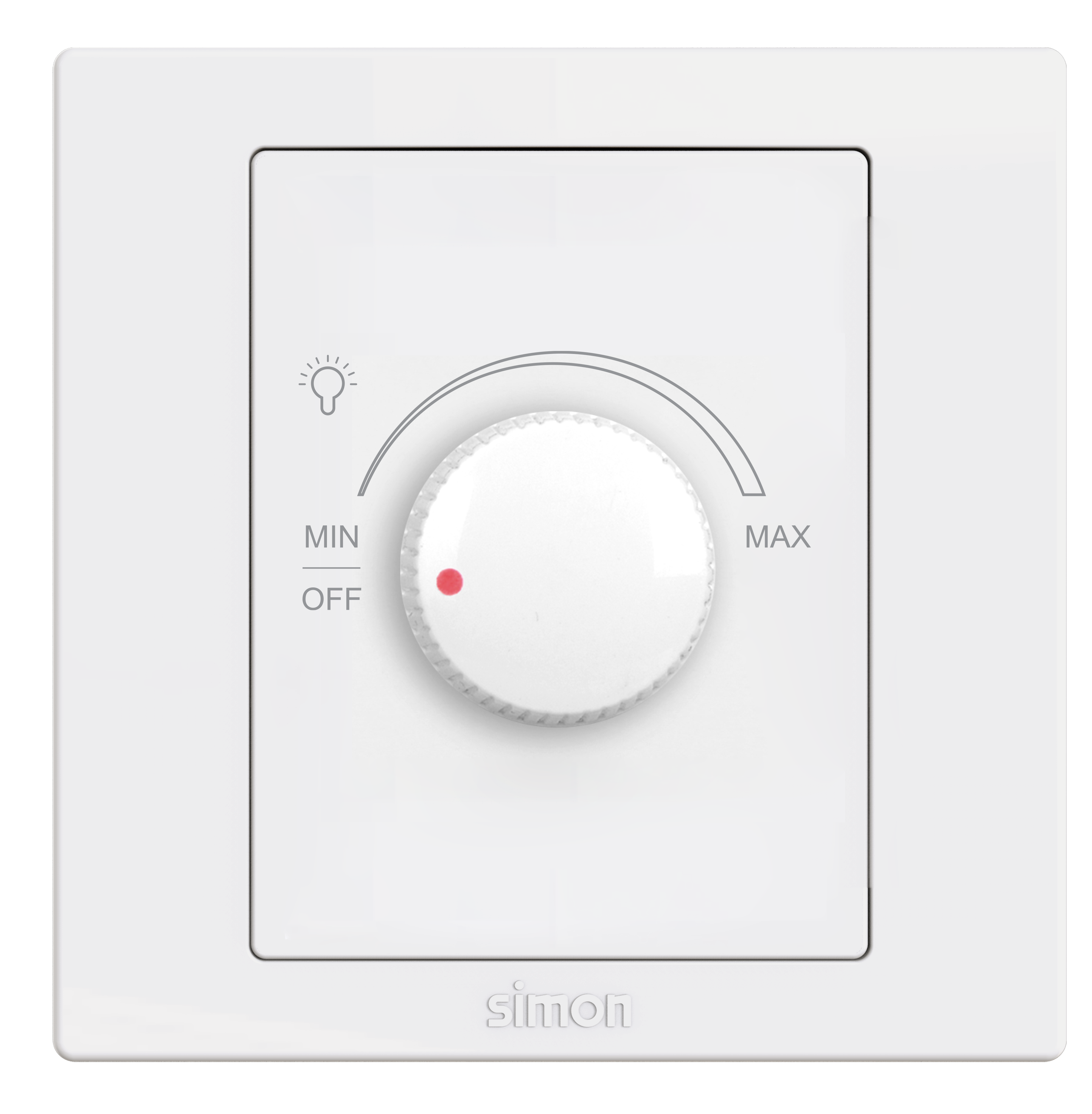 Module Bộ chiết áp đèn màu trắng Simon S5 S5940 lắp đế vuông