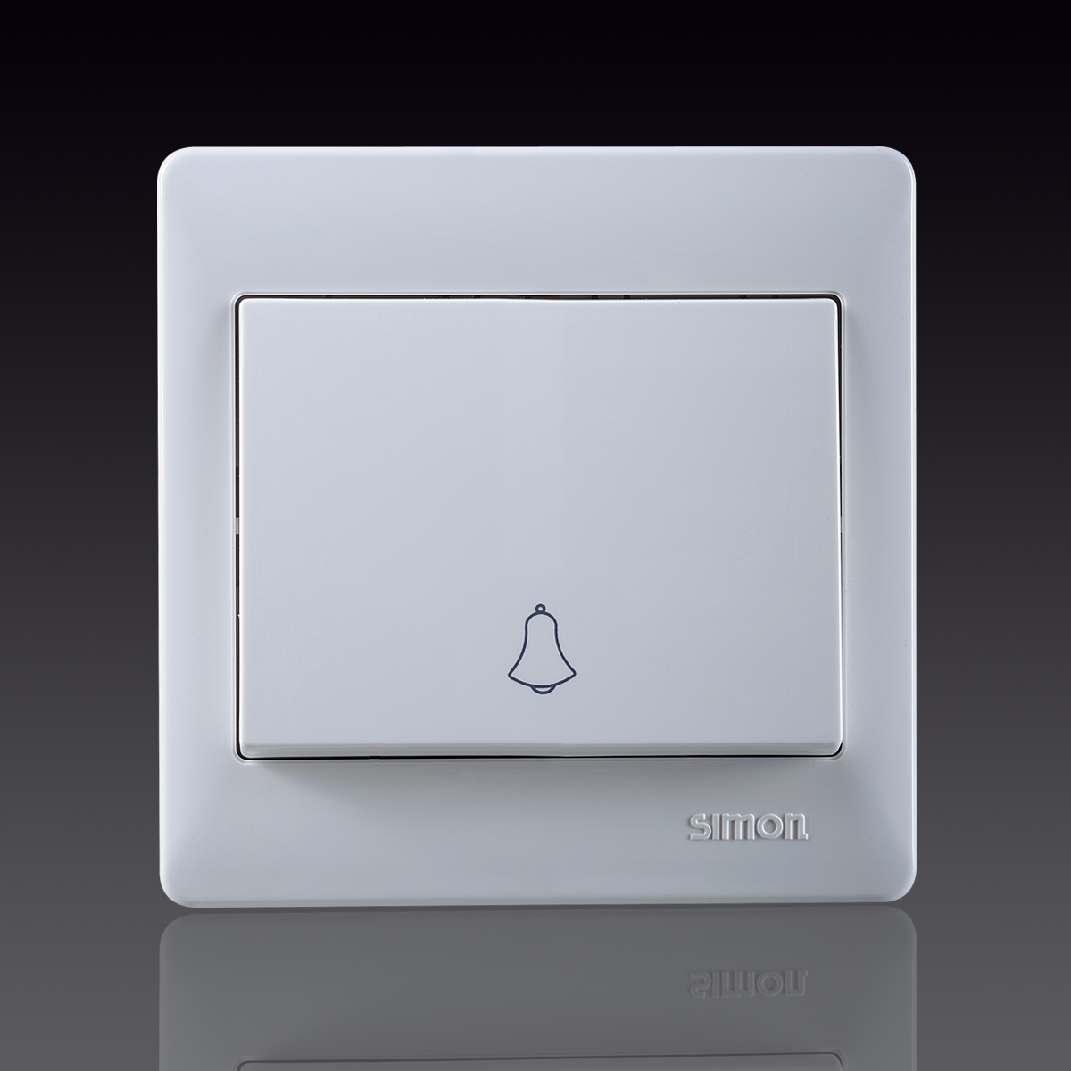 50S- Bộ công tắc nút nhấn chuông Simon 56301B Màu trắng