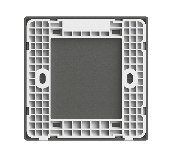 S6- Bộ Mặt che trơn (Grey) Simon 581000-61 màu xám