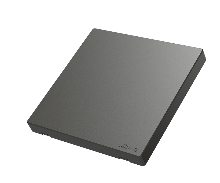 S6- Bộ Mặt che trơn (Grey) Simon 581000-61 màu xám
