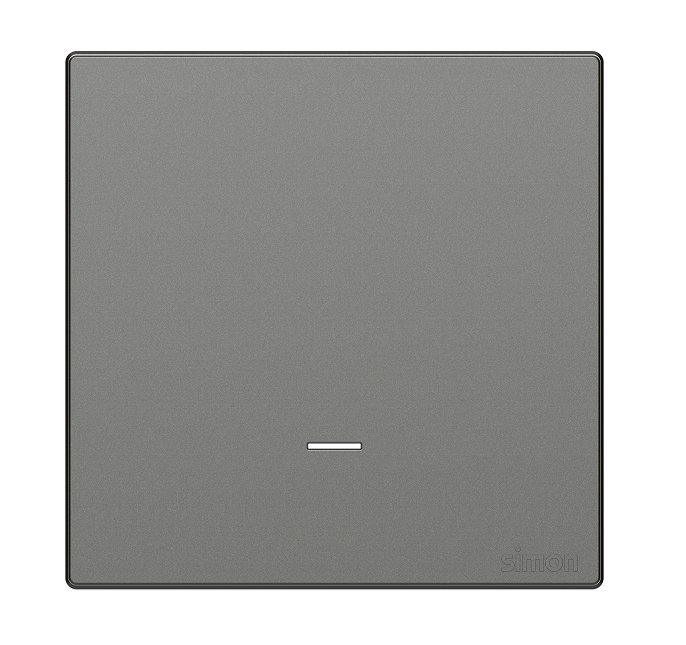 Module công tắc 20A 1 chiều màu ghi xám Simon Series S6 582023-61 lắp chuẩn đế vuông
