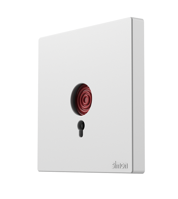 S6- Bộ công tắc khẩn cấp Simon 585901 Màu trắng