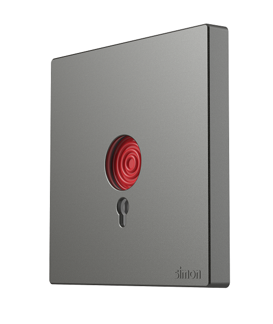 S6- Bộ công tắc khẩn cấp (Grey) Simon 585901-61 Màu xám