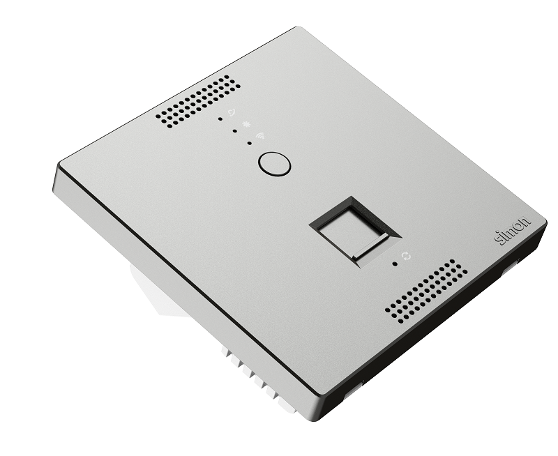 Ổ phát wifi trong phòng lắp đế âm vuông Simon 58E748-61 màu xám