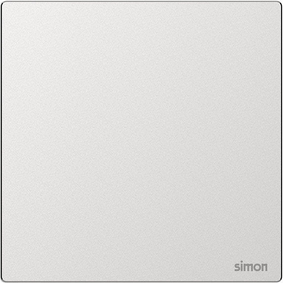 M7 Metal- Bộ nút che trơn (Frosted Sliver) Simon 661000M-2A
