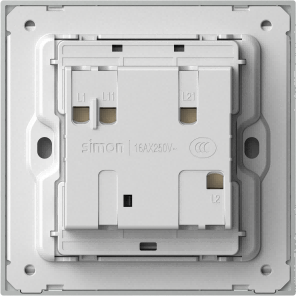 M7 Metal- Bộ nút nhấn đôi (16AX 250V) (Satin Gold) Simon 661021FM-2C